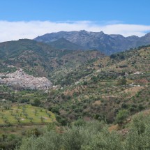 More than 1900 meters high Sierra de las Nieves (Snowy Mountains) with the little village Tolox (20 kilometers north of Marbella)